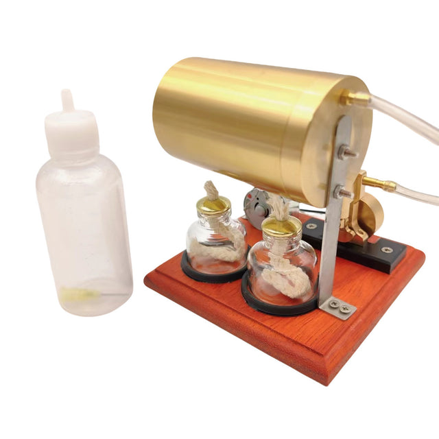 Mini Swing Type Steam Engine Generator Steam Power Machine Educational and Hobby Gift