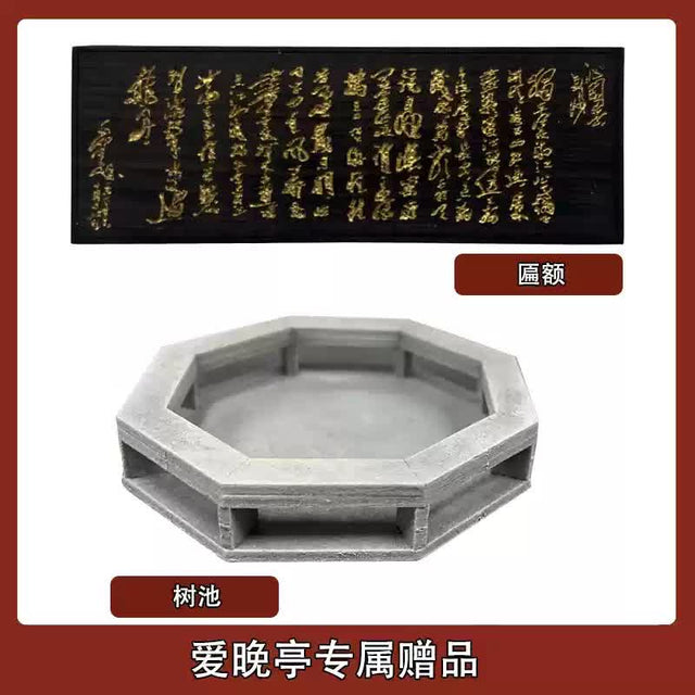 Ai Wan Ting  Wooden Building 3D Puzzles Mortise and Tenon DIY Model Kit