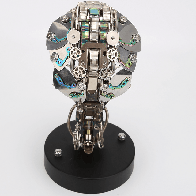 3D Steampunk King Cobra Metal Puzzle Model Kit With Base Snake Series